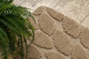 Sada kúpeľňových koberčekov SUPREME STONES kamienky, béžová