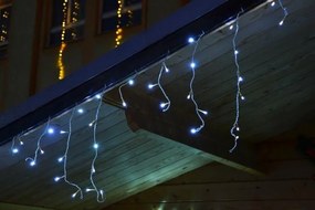 Nexos 41714 Vianočný dážď - 5 m, 144 LED, teple biely, s časovačom