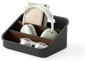 Čierny kúpeľňový organizér na kozmetiku z recyklovaného plastu Bellwood – Umbra