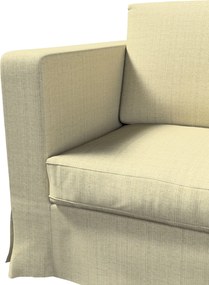 Poťah na sedačku Karlanda  (pre 3 osoby,nerozkladacia,dlhý) farba produktu béžová látka zapletaná