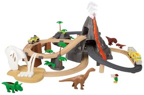 Playtive Drevená železničná súprava City Express/Dinoland (Dinoland)  (100356699)