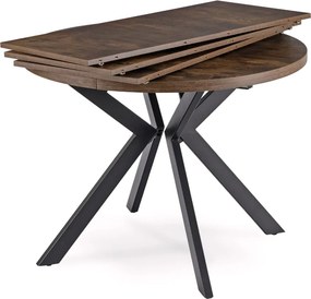 Rozkladací stôl LUKAS 100-250 cm rustikálny dub/čierny