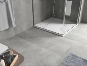 Mexen Hugo, štvorcová sprchová vanička SMC 80 x 80 cm, biely kameň, 42158080