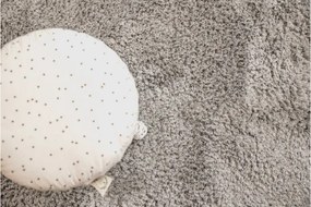Koberec Micro fiber soft shaggy strieborný