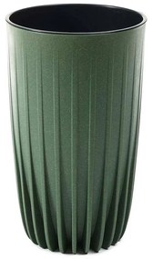 Kvetináč STRIPPED ECO III 25 cm zelený