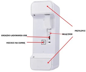 Moderné bezdotykové splachovanie WC s automatickým senzorom pohybu - VERK 27030