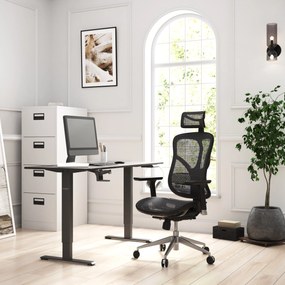 Kancelárska ergonomická stolička DIABLO V-BASIC: čierna Diablochairs