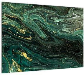Obraz - Zelený mramor (70x50 cm)