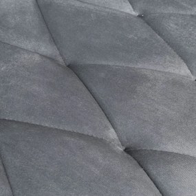 Jedálenská stolička MADISON zamatová, grafitová