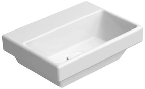 GSI GSI, NORM keramické umývadlo 35x26cm, bez otvoru, biela ExtraGlaze, 8650011