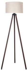 Duolla - Stojacia lampa 1xE27/60W/230V pr. 44 cm krémová/hnedá