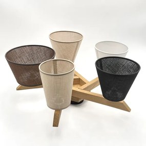 Brilagi - LED  Prisadený luster ANTHONY 5xE14/40W/230V dub