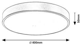Rabalux 71037 - LED stropné svietidlo TESIA LED/36W/230V 3000K