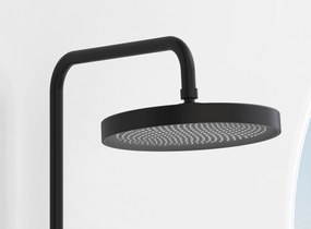 Rea Farel, sprchový set s vaňovým výtokom, čierna matná, REA-P0354