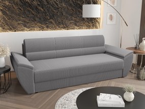 Pohovka trojsedačka Radiant Bis (svetlosivá). Akcia -20%. Vlastná spoľahlivá doprava až k Vám domov. 1056843