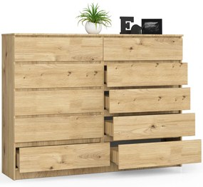Komoda Kurtinaitis 10SZ (dub artisan). Vlastná spoľahlivá doprava až k Vám domov. 1070746