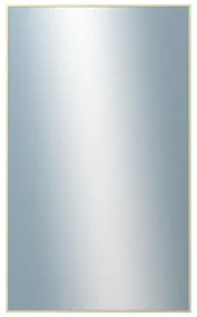 DANTIK - Zrkadlo v rámu, rozmer s rámom 60x100 cm z lišty Hliník zlatá lesklá (7001001)