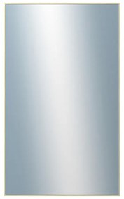 DANTIK - Zrkadlo v rámu, rozmer s rámom 60x100 cm z lišty Hliník zlatá lesklá (7001001)