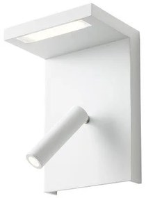 Redo 01-1499  AGOS AP LED interiérové nástenné svietidlo 1x6W+1x3W 3000K USB port biela 415lm+173lm