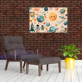 Obraz - Kúsky z vesmíru (90x60 cm)