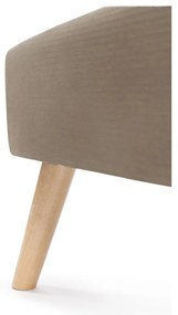 Béžové kreslo ušiak Noemye – Bonami Selection