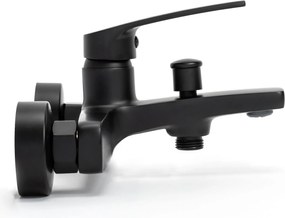 Vaňová batéria maxmax Rea Luppi so sprchou - čierna