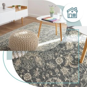 Koberec Agnella Diamond Damore grafitový