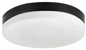 Prezent 67114 - Kúpeľňové stropné svietidlo PILLS 1xE27/60W/230V IP44 čierna 67114