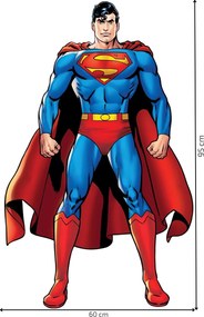 Superman - textilná nálepka na stenu