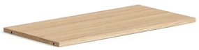 Polica pre knižnicu QBUS, 760x378 mm, 1 ks, dub