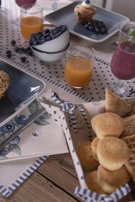 Košík na pečivo Blueberry Fields - 35*35*8 cm