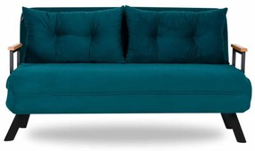 Rozkladacia pohovka Sando 2 Petrol Green