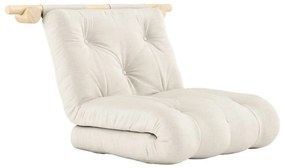 Ľanové kreslo v prírodnej farbe Hooked – Karup Design