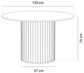 JEDÁLENSKÝ SET LANDRY ČIERNY STÔL + 4 STOLIČKY