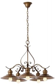 INCANTI 02-761 - Luster na reťazi LENA 5xE27/42W/230V