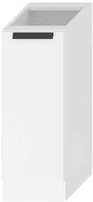 Kuchynská skrinka Denis d30 pl biely satén mat/biela
