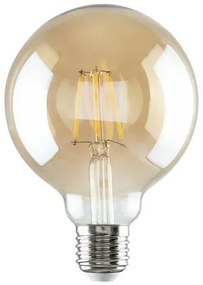 Rabalux Dekoratívna LED filament žiarovka, jantárová, E27, G95, 5,4 W, 510lm