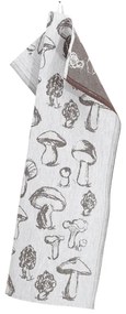 Ľanová utierka Sienimetsä 46x70, hnedo-biela