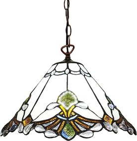 Závesné svetlo Tiffany Flow - Ø 31*107 cmE27/max 1*40W