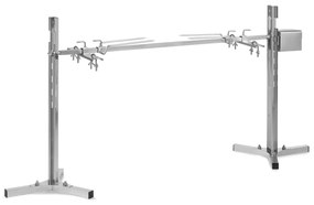 Sauenland Survivor, gril na prasiatko, otočný špíz, 12 W, max. 70 kg, ušľachtilá oceľ