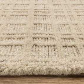 Krémový ručne tkaný koberec s prímesou vlny 200x290 cm Thatch Sand – Asiatic Carpets