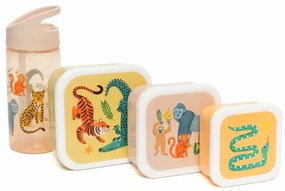 PETIT MONKEY Detská fľaša Upside Down Animals 380 ml