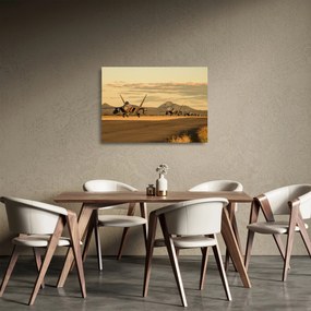 Sklenený obraz - Letectvo (70x50 cm)