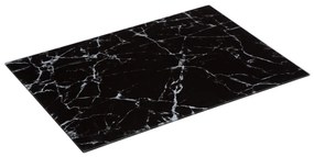 Doska na krájanie Glass Marble, čierna, 40x30 cm
