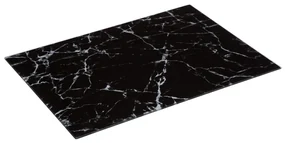 Doska na krájanie Glass Marble, čierna, 40x30 cm