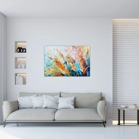 Obraz - Pšenica, abstrakcia (90x60 cm)