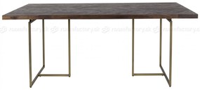 Dutchbone Class jedálenský stôl - Tmavé drevo, 220 x 90 cm