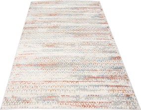 TA Koberec G494C WHITE/SALMON PORTLAND HIK Biely Obdĺžnikový Rozmer: 80x150 cm