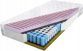 Taštičkový matrac 170 x 200 cm masážna morská tráva 25 cm