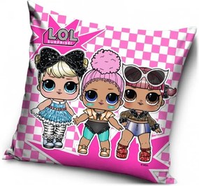 Vankúš L.O.L. Surprise - motív Stars - 40 x 40 cm